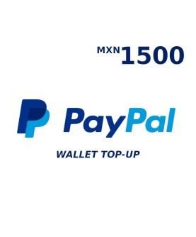 PayPal Wallet MXN 1500 Top Up Key GLOBAL